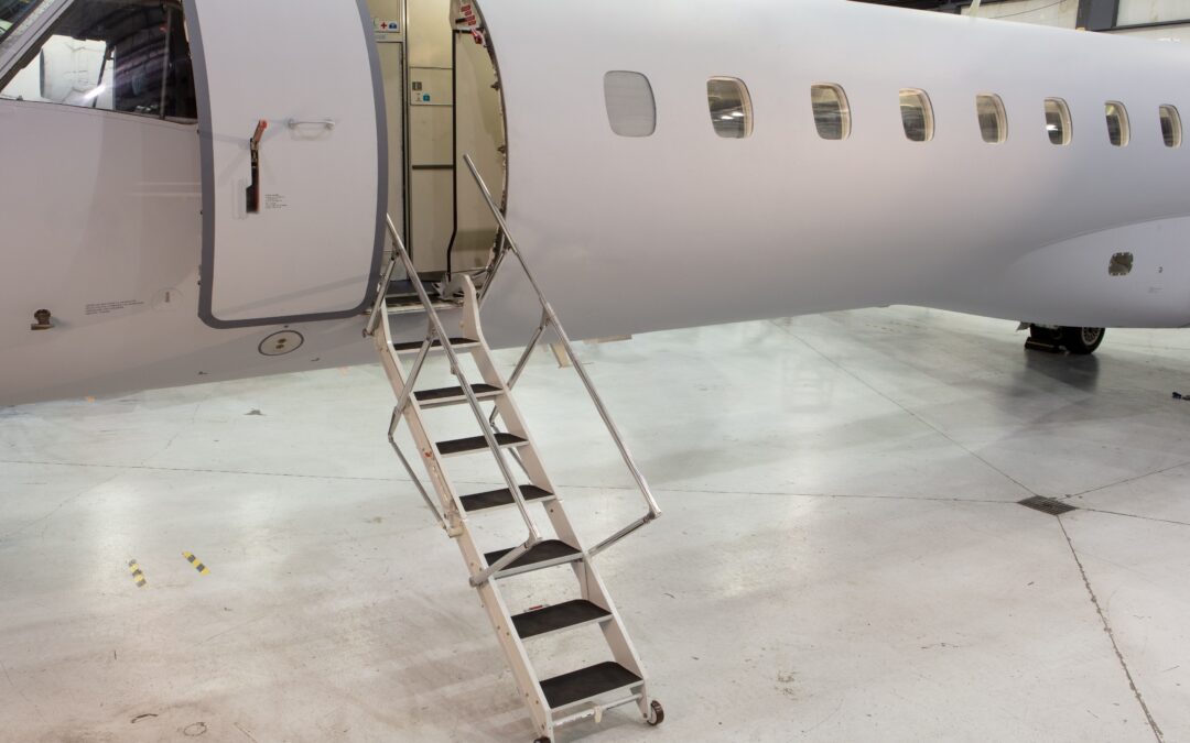 Worldwide Aircraft Services Announces ‘Turn Key’ Installation of robust Folding Stair installation at our Springfield MO facility- also offered as a kit to be installed by the operator at their facility