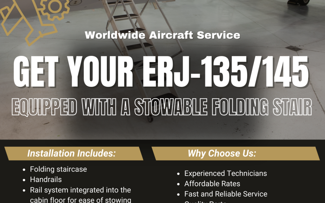Worldwide Aircraft Services Expands Folding Stair Door Modification