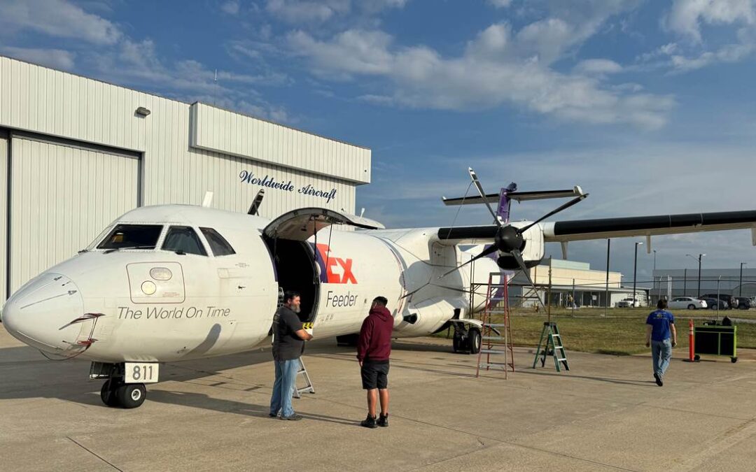 Worldwide Aircraft Services Inc. collaborates with Mountain Air Cargo on ATR checks